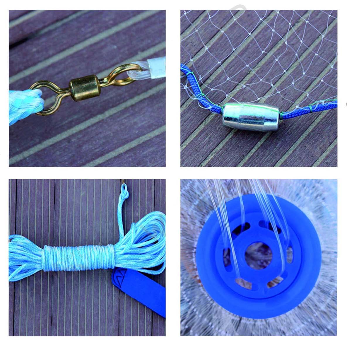 Miniatura 4 de Red De Lanzamiento Para Pesca De 210 Cm